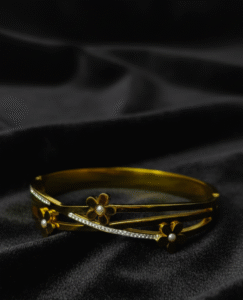 Flowers Design Adjustable Bangles