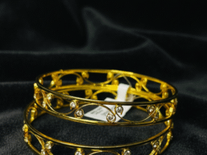 Stone with Curve Design Bangles 2 PC’s